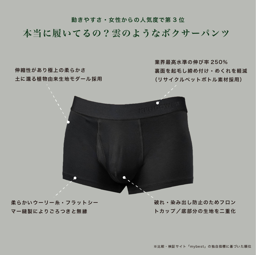 【前開きタイプ】モダール クラウドボクサーパンツ