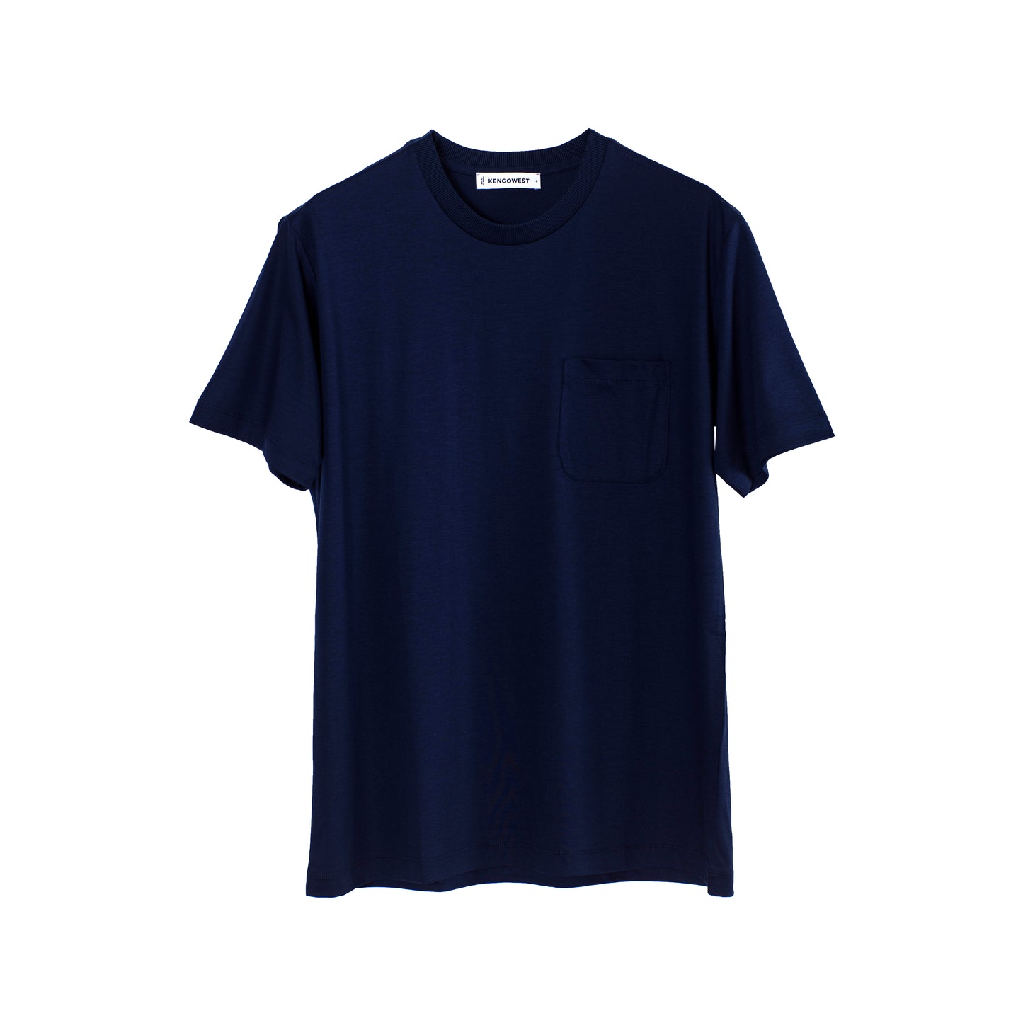 Pocket included Short Sleeve Slim Fit Crew Neck T-shirt 3-Toryu (Dark Navy)